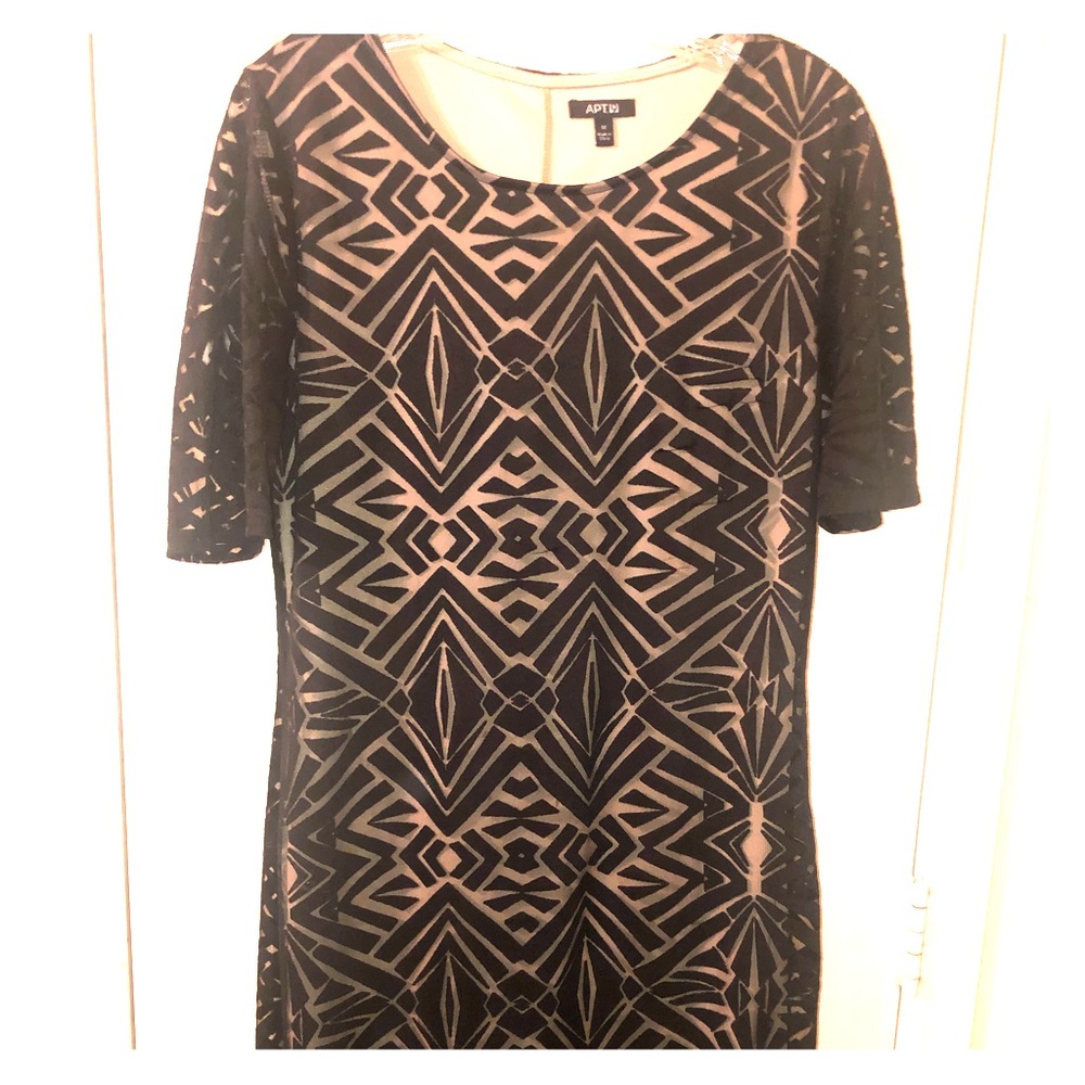 Black & Tan dress 👗